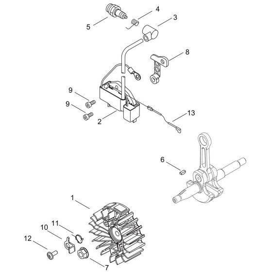 Magneto for ECHO CS-3510AC