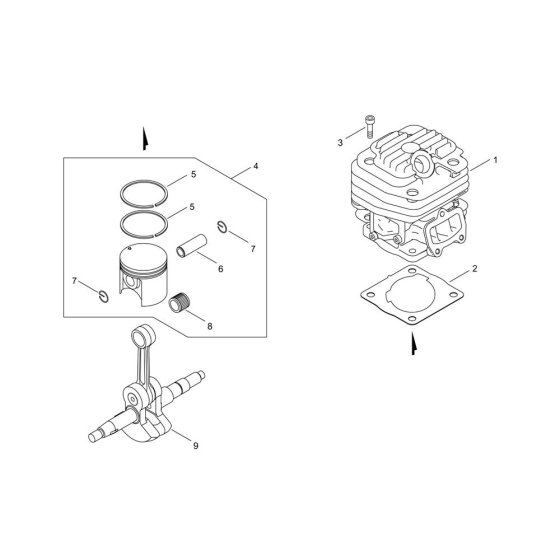 ECHO CS-390ESX Parts