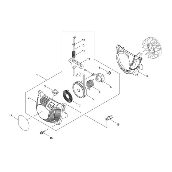 Recoil Starter for ECHO CS-390ESX