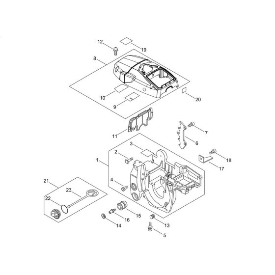 Engine Cover for ECHO CS-420EMS