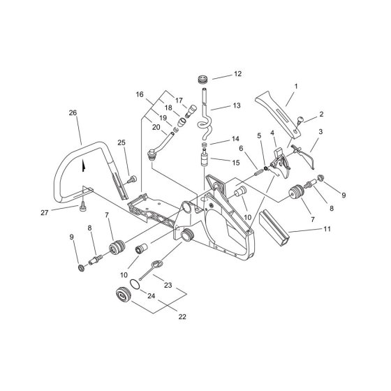 Handle for ECHO CS-450