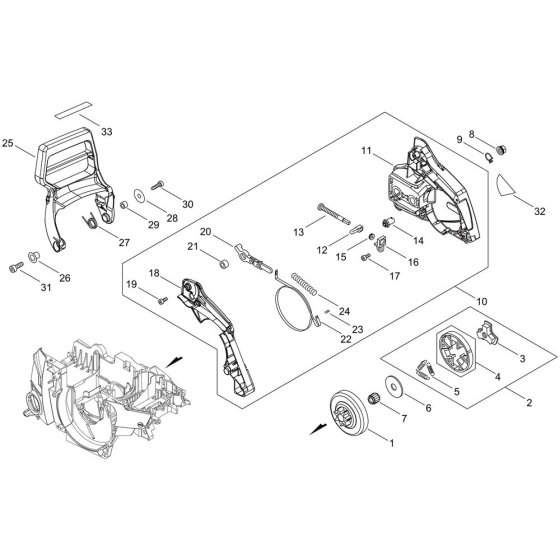 Chain Brake for ECHO CS-4510ES