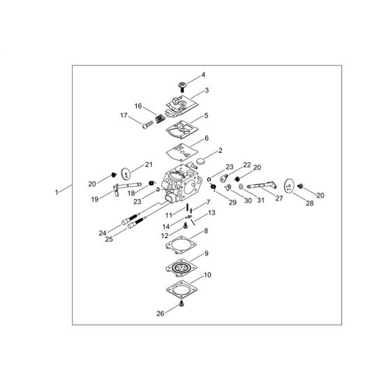 Carburettor for ECHO CS-452ESX