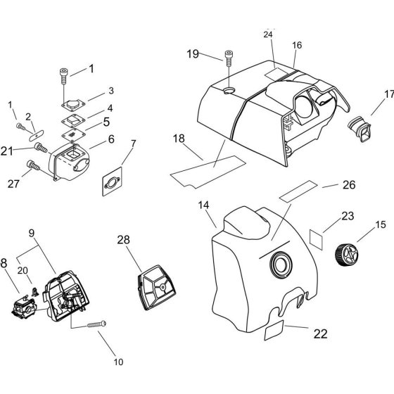 Air Cleaner & Carburettor