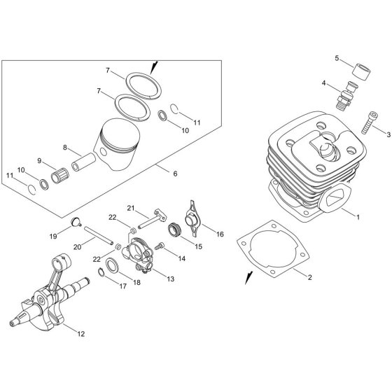 ECHO CS-621SX Parts