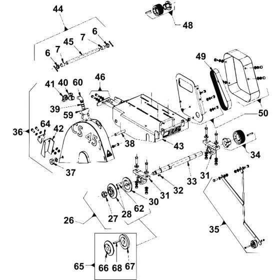 Drive Assembly for CS451