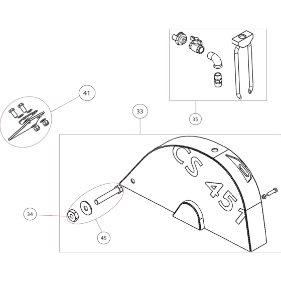 Blade Guard for CS451-Diesel
