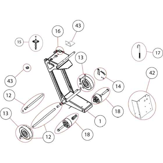 Main Frame Assembly for CS451ET