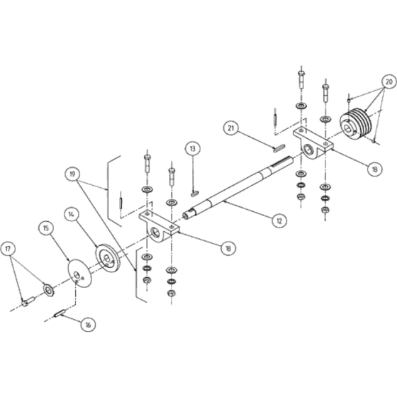 Blade Shaft Assembly