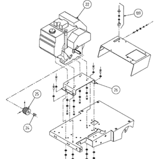 Motor Assembly for CSB1-P21