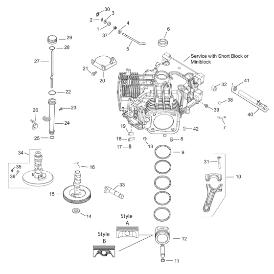 Crankcase for Kohler CV675