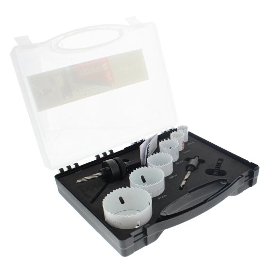 Electrician's Hole Saw Kit 6pcs, Makita OEM No. D-47139