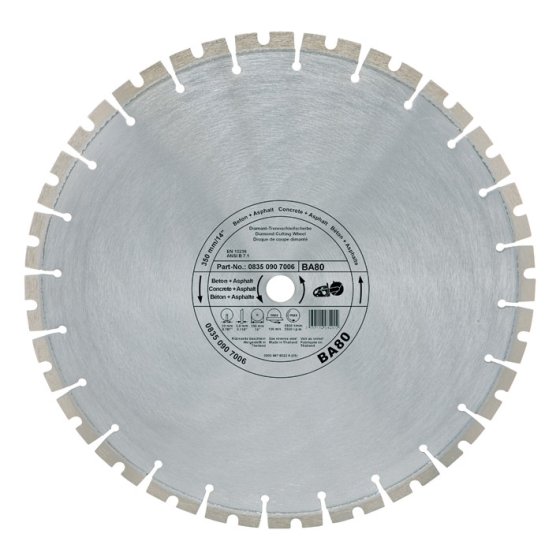 D-BA10 Diamond Cutting Wheel - 300mm / 12"