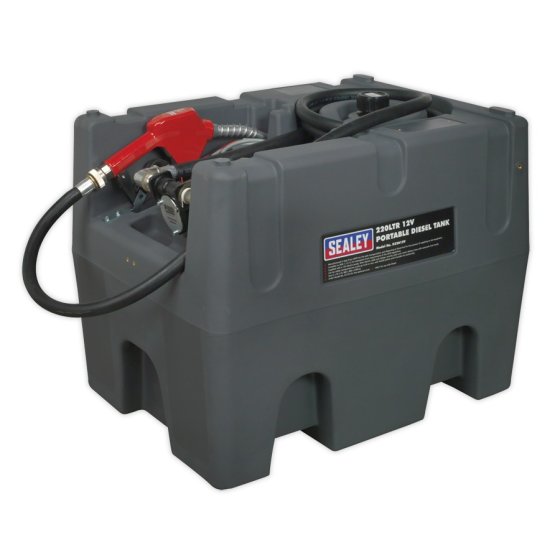 Portable Diesel Tank 220ltr 12V Sealey Part No. D22012V
