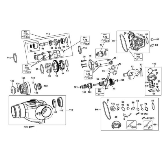 Intershaft Assembly for DeWalt