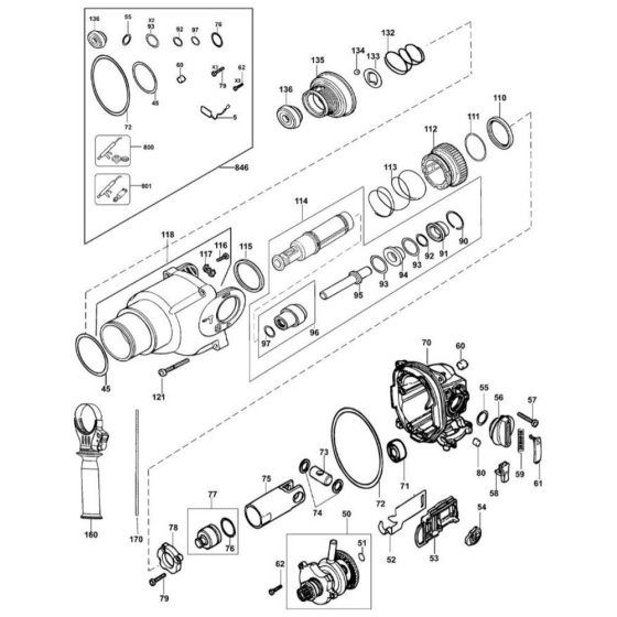 Clutch Assembly for DeWalt D25303K