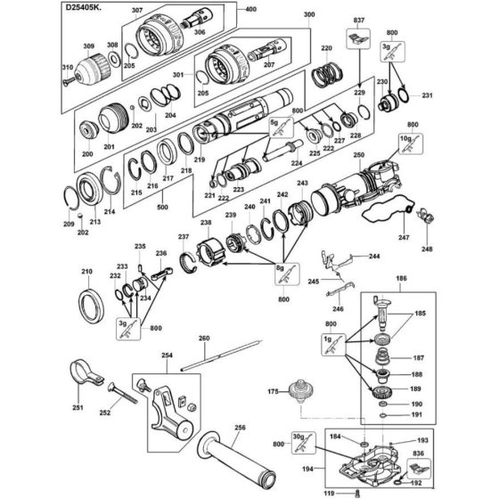 Piston Assembly for DeWalt D25405K