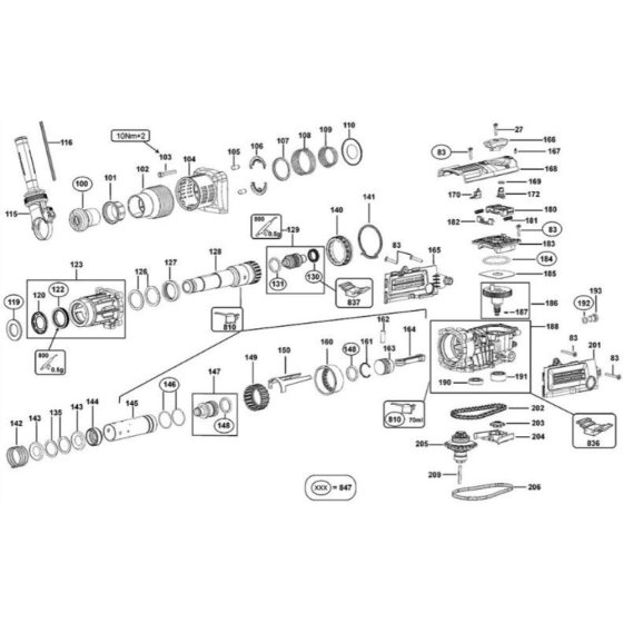 Crankshaft Assembly for DeWalt