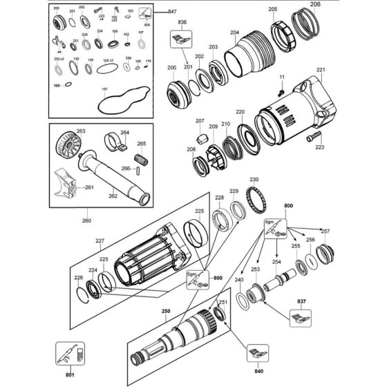 Side Handle Assembly for DeWalt