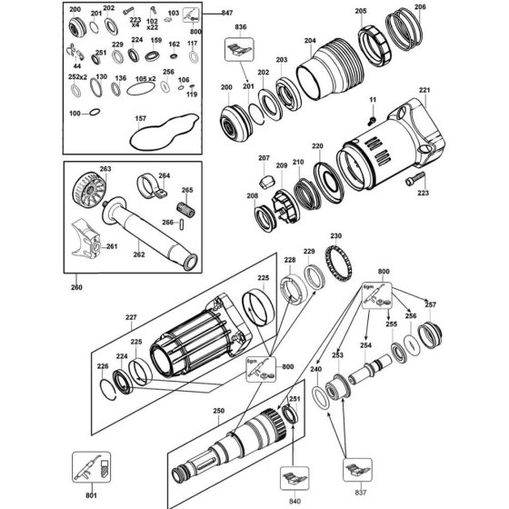 Side Handle Assembly for DeWalt