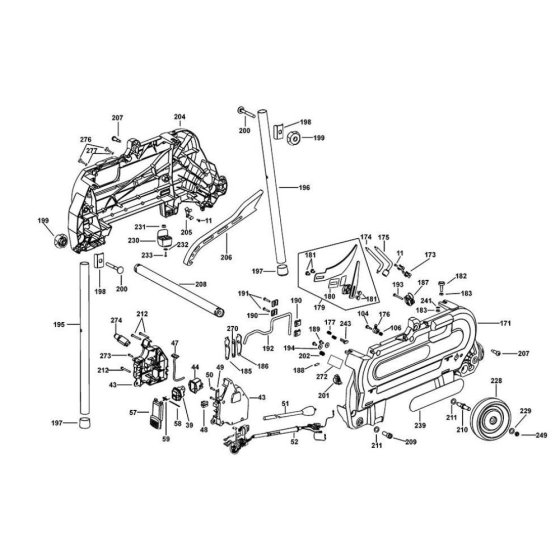 Leg Assembly for DeWalt D27105