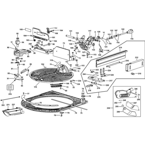 Rotary Table for DeWalt D27107