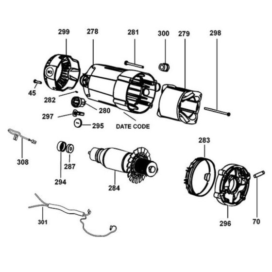 Field Assembly for DeWalt Saw