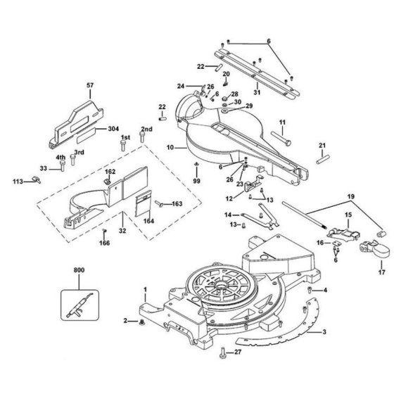 Main Assembly for DeWalt D27112