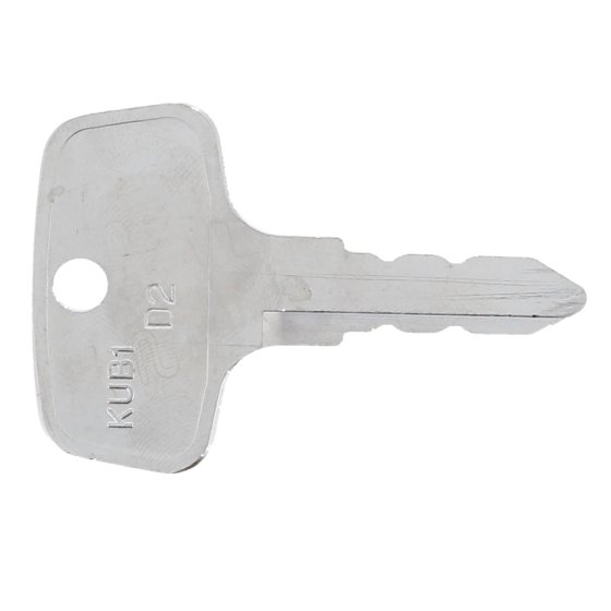 D2 Key fits Yanmar & Kubota Ride on Mowers & Excavators - Replaces 198360-52160