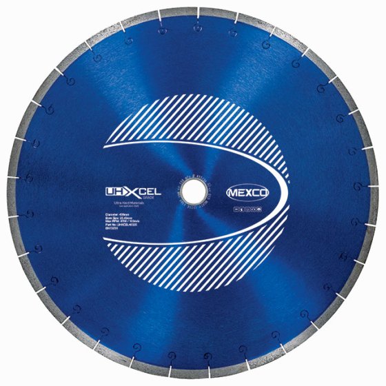 Mexco 400mm Diamond Blade Ultra Hard Materials XCEL Grade