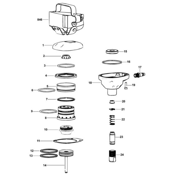 Main Assembly for DeWalt D51180