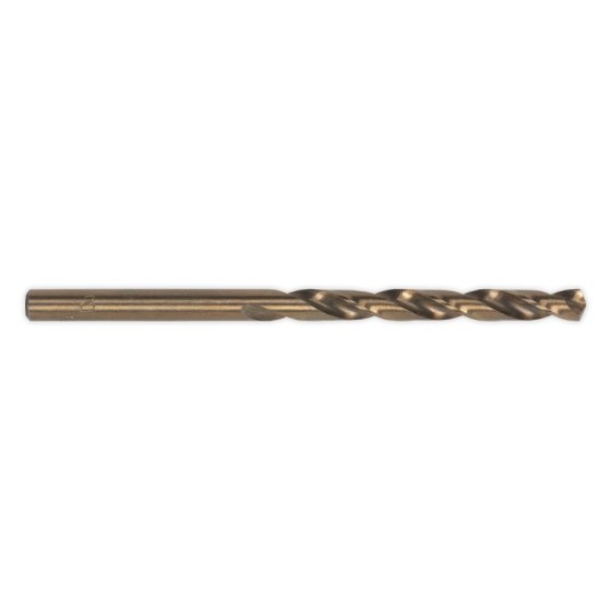 HSS Cobalt Fully Ground Drill Bit 5mm Pack of 10 Sealey Part No. DB050CB