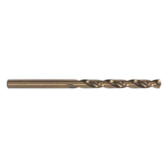 HSS Cobalt Fully Ground Drill Bit 9mm Pack of 10 Sealey Part No. DB090CB