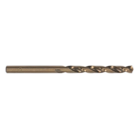 HSS Cobalt Fully Ground Drill Bit 9.5mm Pack of 10 Sealey Part No. DB095CB