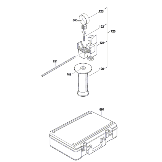 Rotary Hammer Assembly Bosch