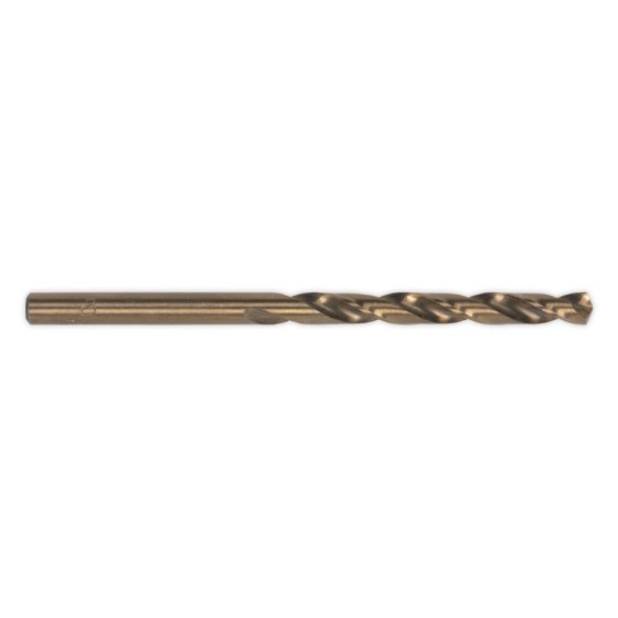 HSS Cobalt Fully Ground Drill Bit 3/16" Pack of 10 Sealey Part No. DBI316CB