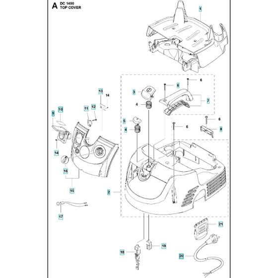 Cover Assembly for DC1400