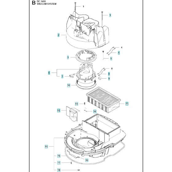 Vacuum System for DC1400