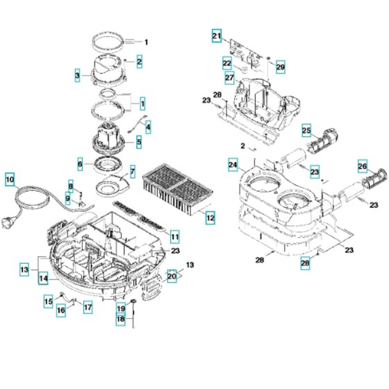 Motor Assembly for DC3000