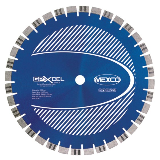 Mexco 300mm Diamond Blade Concrete XCEL Grade