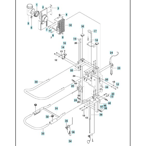Frame Assembly 2 for DC6000
