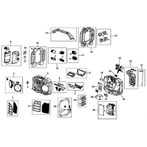 Main Assembly for DeWalt DCR017