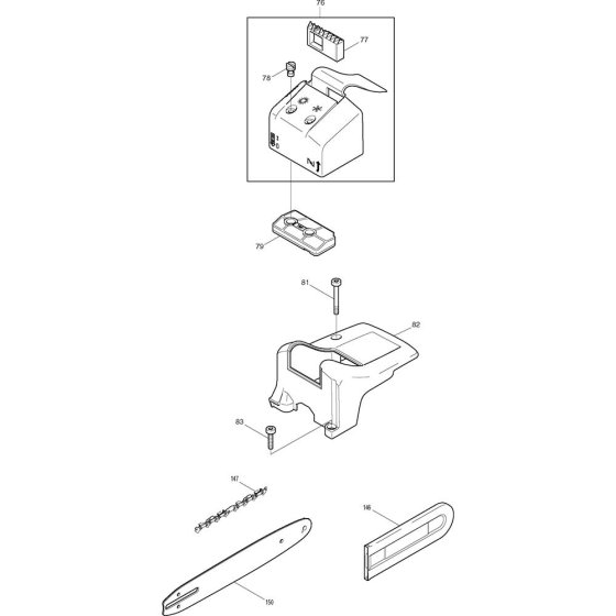 Makita DCS340-30 Parts