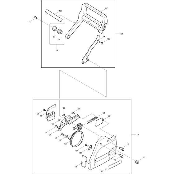 Guard Assembly for Makita DCS430-38BT