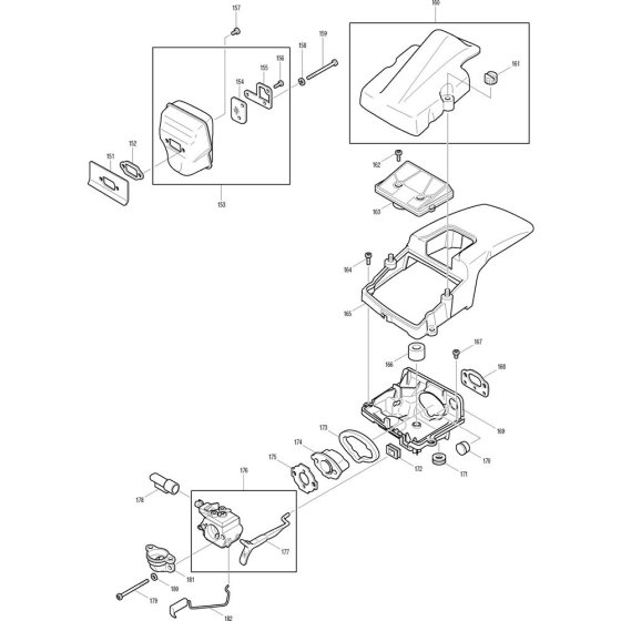 Air Filter & Muffler for DCS430-38BT