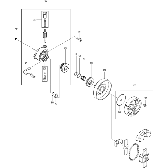 Clutch Assembly for Makita Chainsaw