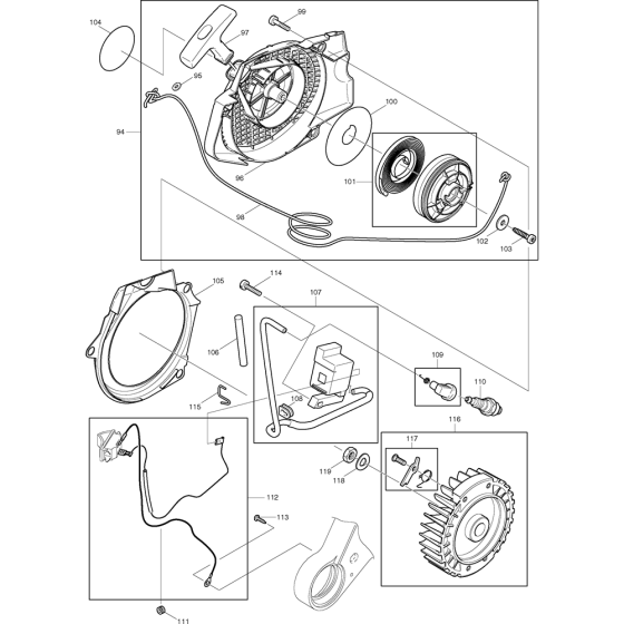 Starter & Flywheel Assembly
