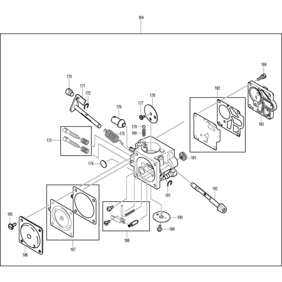 Carburetor Assembly for Makita