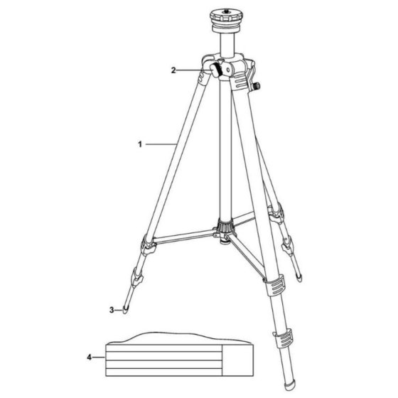 DeWalt DE0881 Tripod Assembly