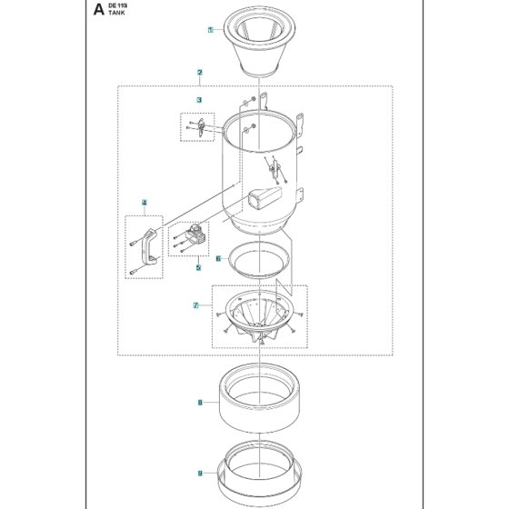 Tank Assembly for DE110iH